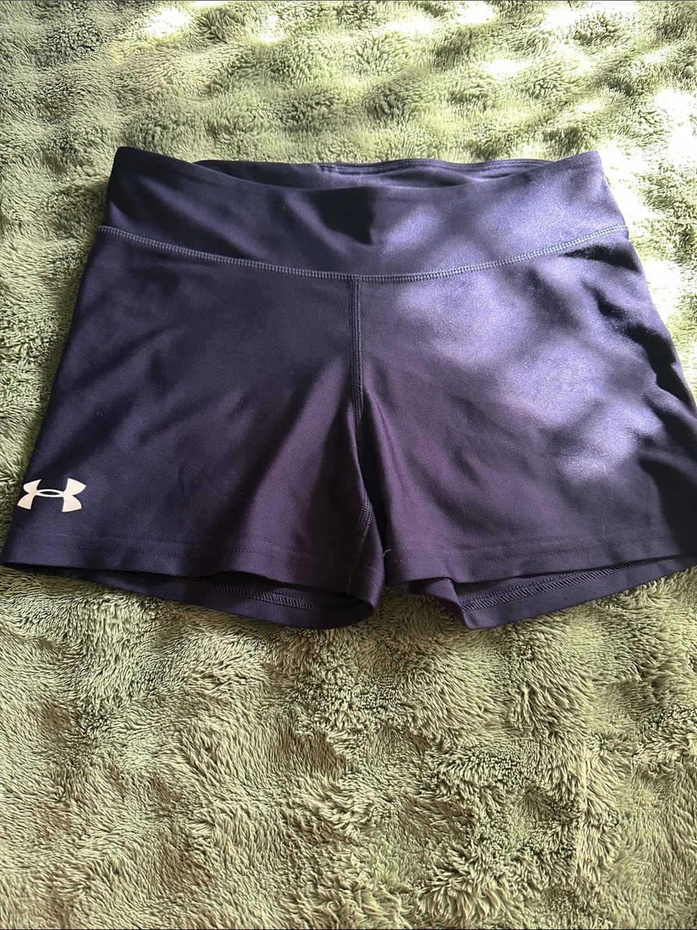 Under Armour Women's Deep Blue Performance Athletic Shorts